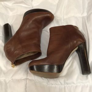 Michael Kors platform ankle booties